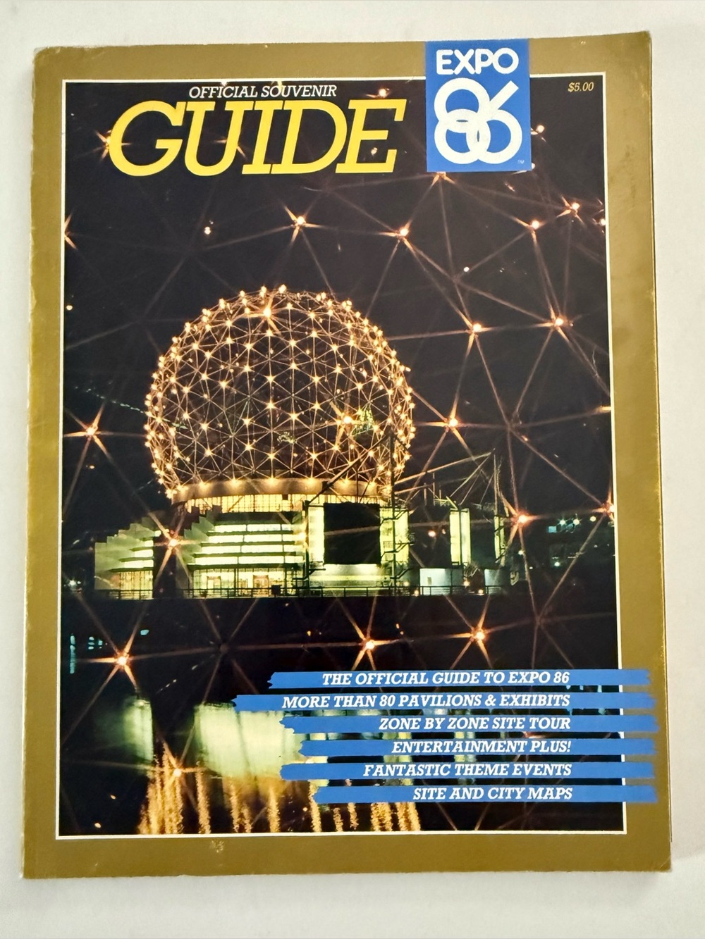 EXPO 1986 OFFICIAL SOUVENIR GUIDE VANCOUVER BC